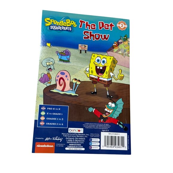 SpongeBob SquarePants The Pet Show | Leveled Reader 2 Kids Book - Picture 3 of 3